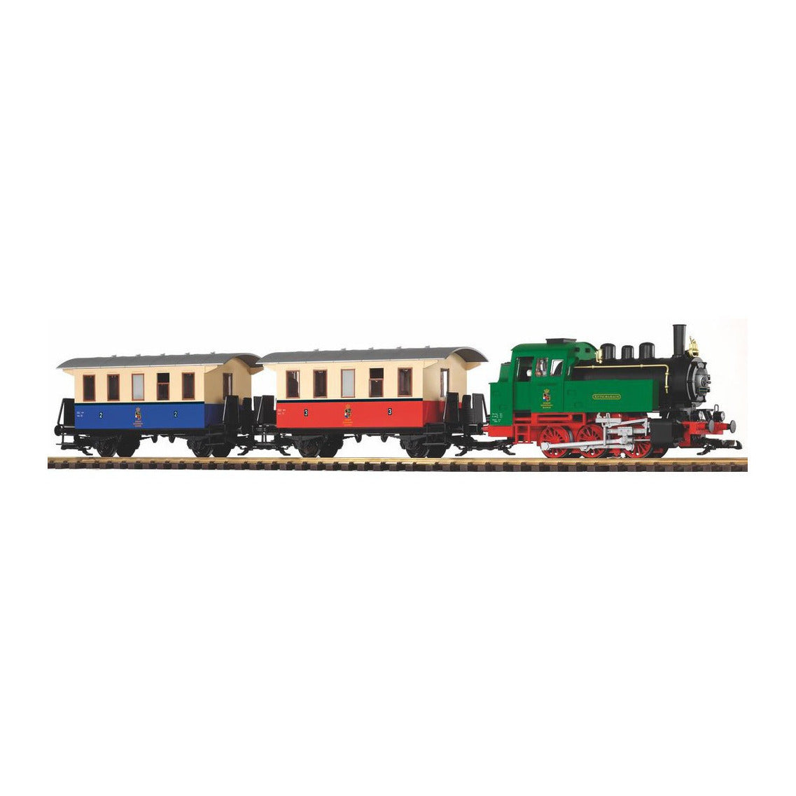 Piko 38130 G Scale Classic BR80 Steam Passenger Starter Set