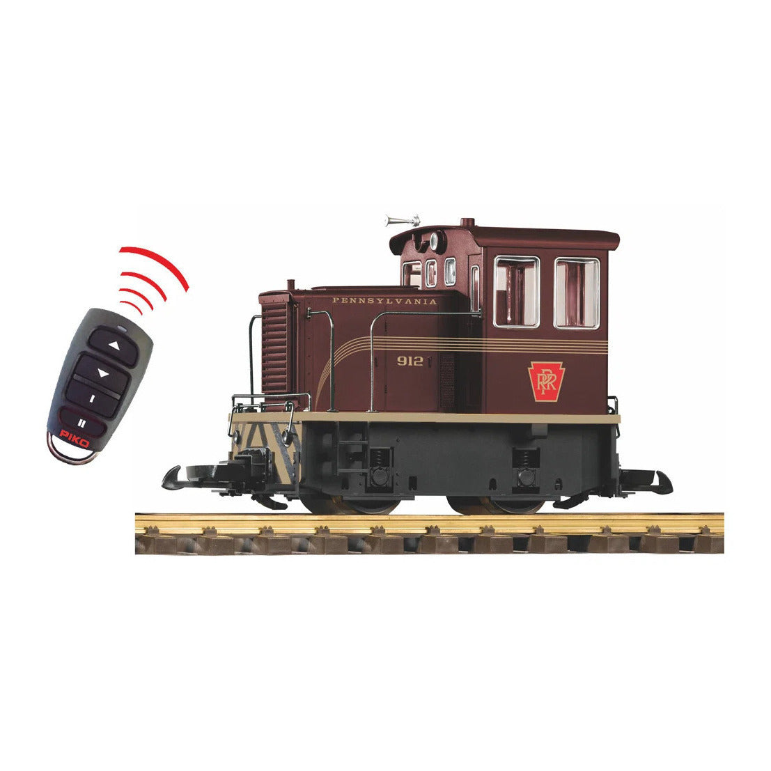 Piko 38510 G Scale PRR 25-Ton Diesel Battery R/C w/Sound