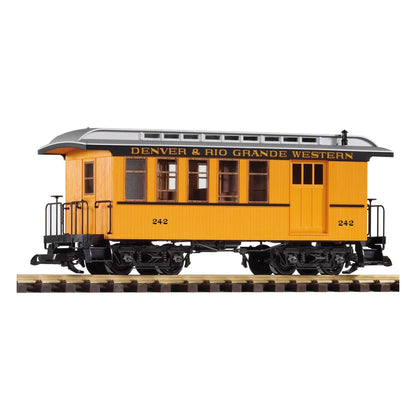 Piko 38601 G Scale D&RGW Wood Combine 242, Yellow