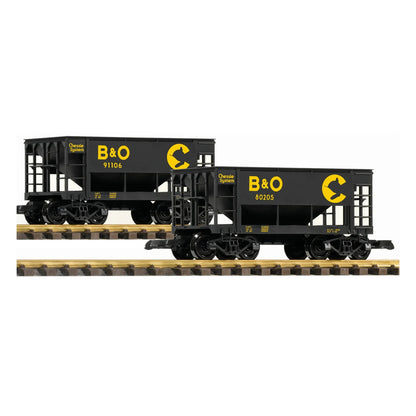 Piko 38933 G Scale Chessie B&O Ore Car, 2-Pack