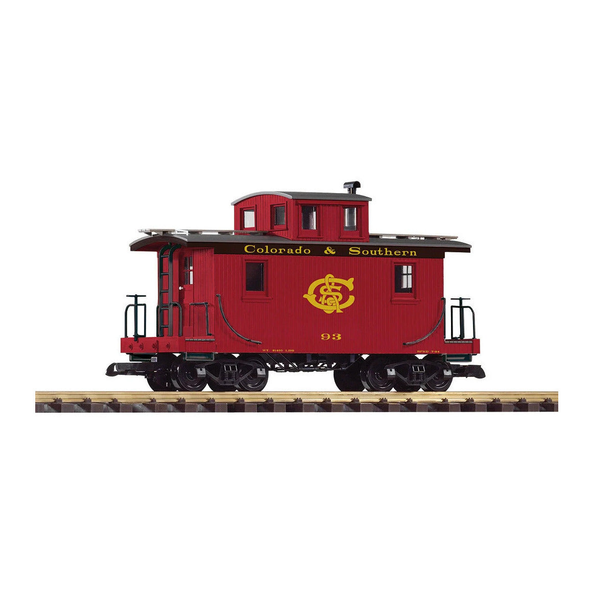 Piko 38969 G Scale Colorado & Southern Wood Caboose 93