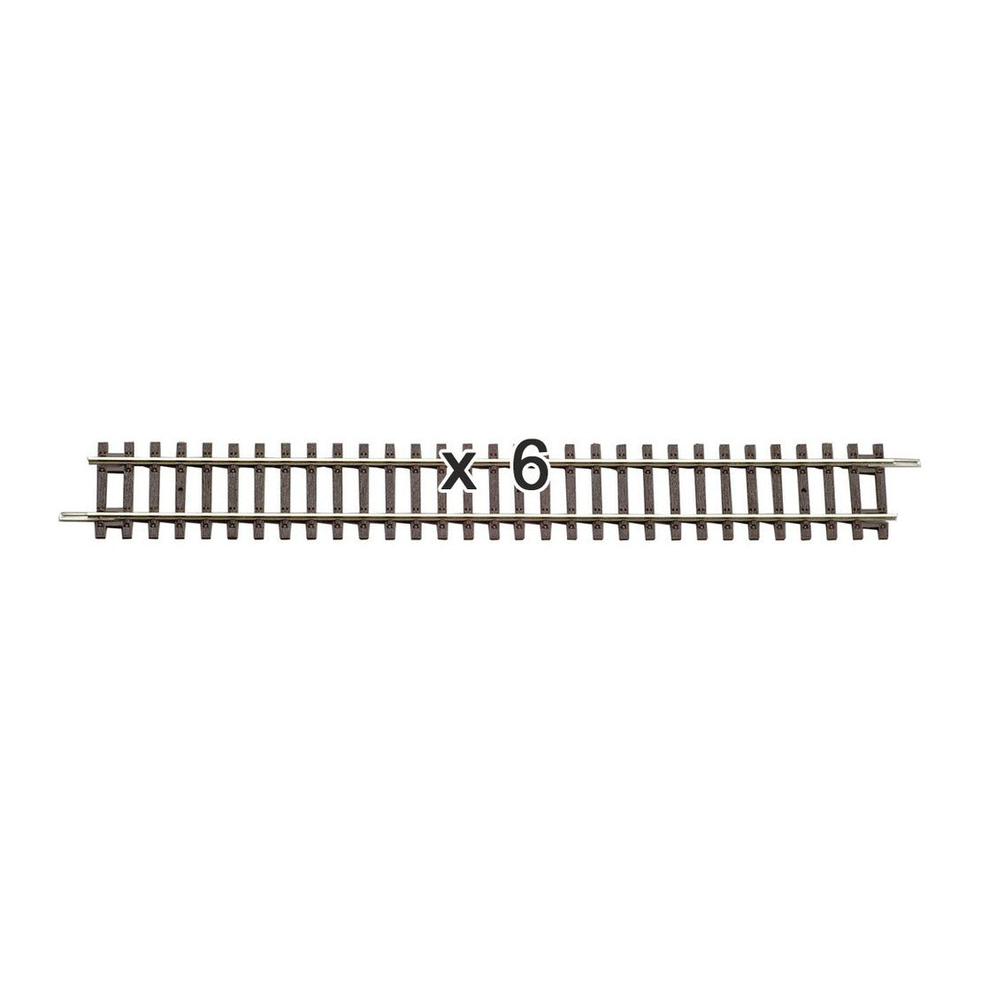 Piko 55200 HO Scale Straight Track 239mm, Box of 6