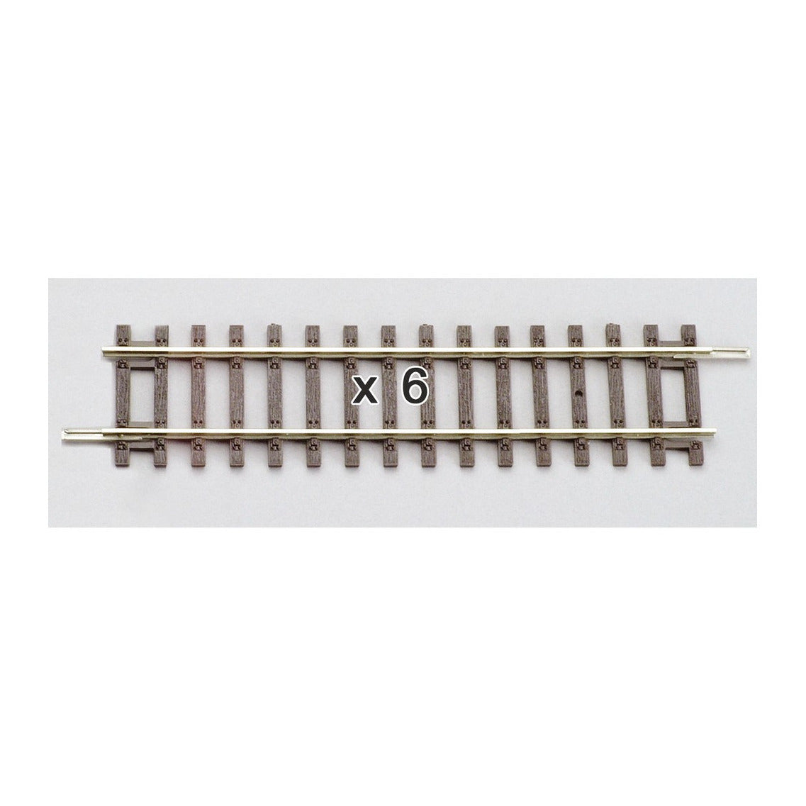 Piko 55202 HO Scale Straight Track 119mm, Box of 6