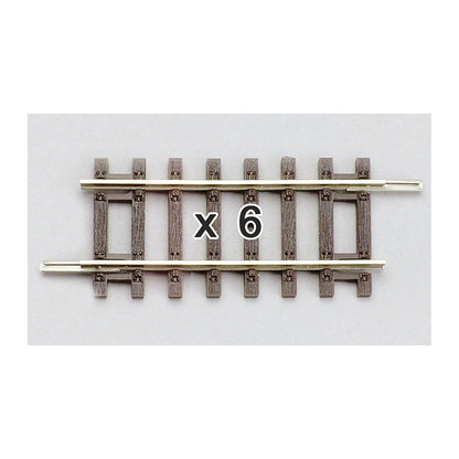 Piko 55205 HO Scale Straight Track 62mm, Box of 6