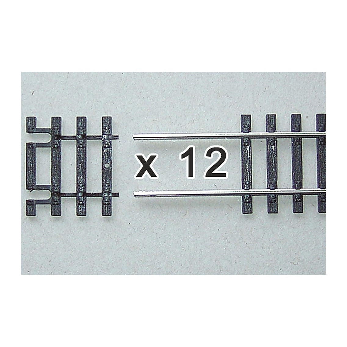 Piko 55282 HO Scale Flex Track End Ties 31mm, Box of 12