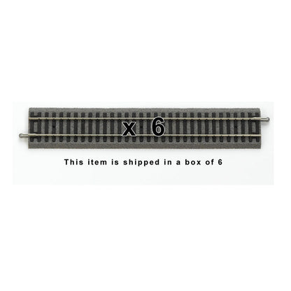 Piko 55400 HO Scale Roadbed Straight Track 239mm, Box of 6