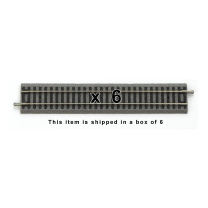 Piko 55401 HO Scale Roadbed Straight Track 231mm, Box of 6