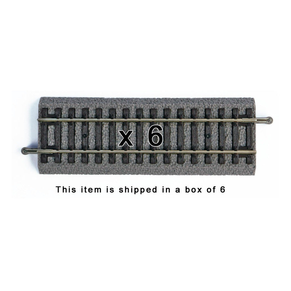 Piko 55402 HO Scale Roadbed Straight Track 119mm, Box of 6