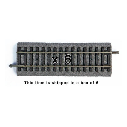 Piko 55402 HO Scale Roadbed Straight Track 119mm, Box of 6