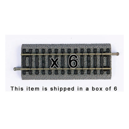 Piko 55404 HO Scale Roadbed Straight Track 107mm, Box of 6