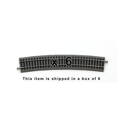 Piko 55419 HO Scale Roadbed Curved Track R9/15, Box of 6