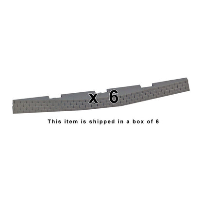 Piko 55443 HO Scale Roadbed for Left Curved Switch Machine, 6 Pcs