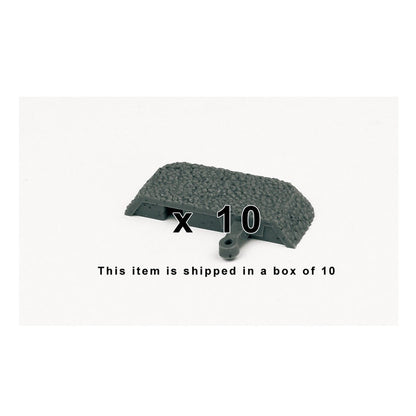 Piko 55445 HO Scale Roadbed End Cap, 10 Pcs