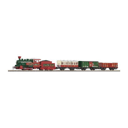 Piko 57081 HO Scale Roadbed Christmas Starter Set, 120V
