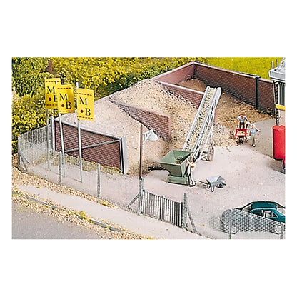 Piko 61132 HO Scale Concrete Plant Sand Bunkers Kit