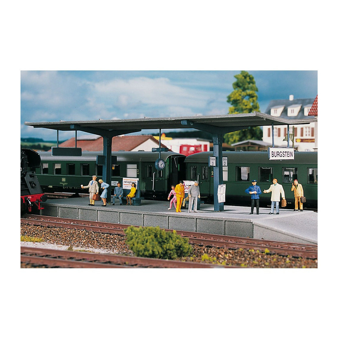 Piko 61821 HO Scale Burgstein Platform Building Kit