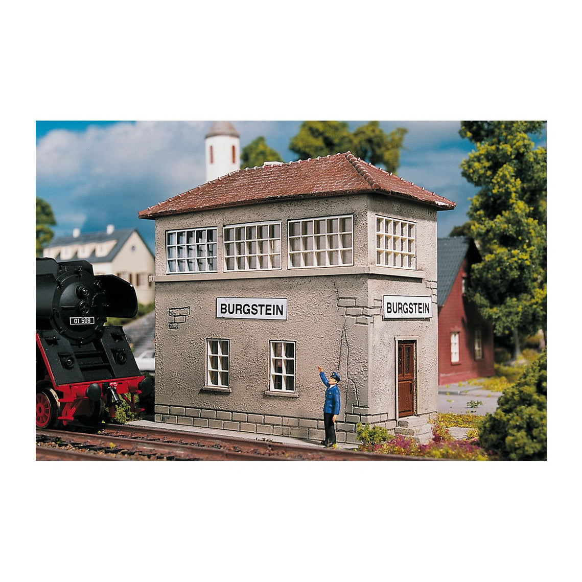 Piko 61822 HO Scale Burgstein Switch Tower Building Kit