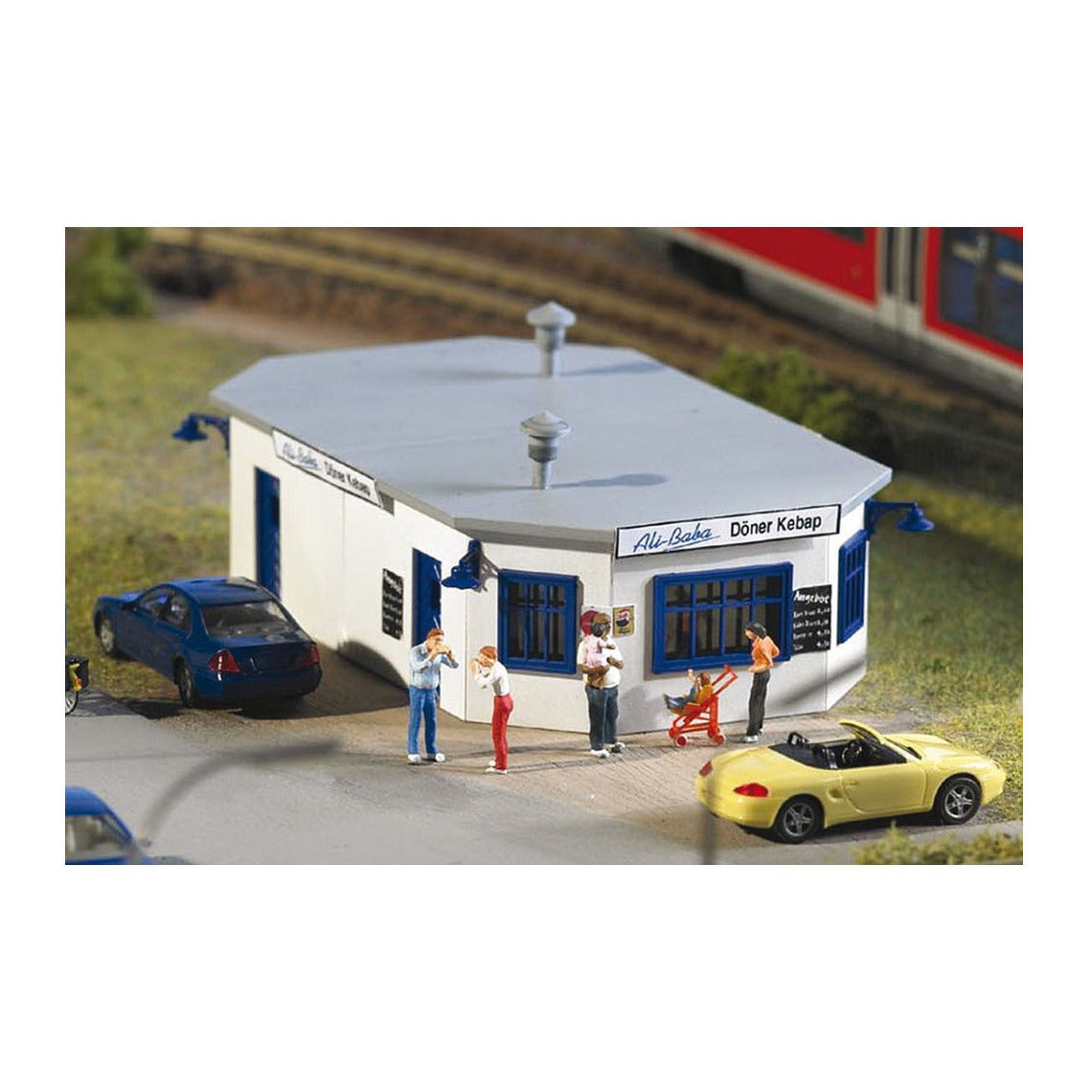Piko 61835 HO Scale Alibaba's Kebab Shack Building Kit