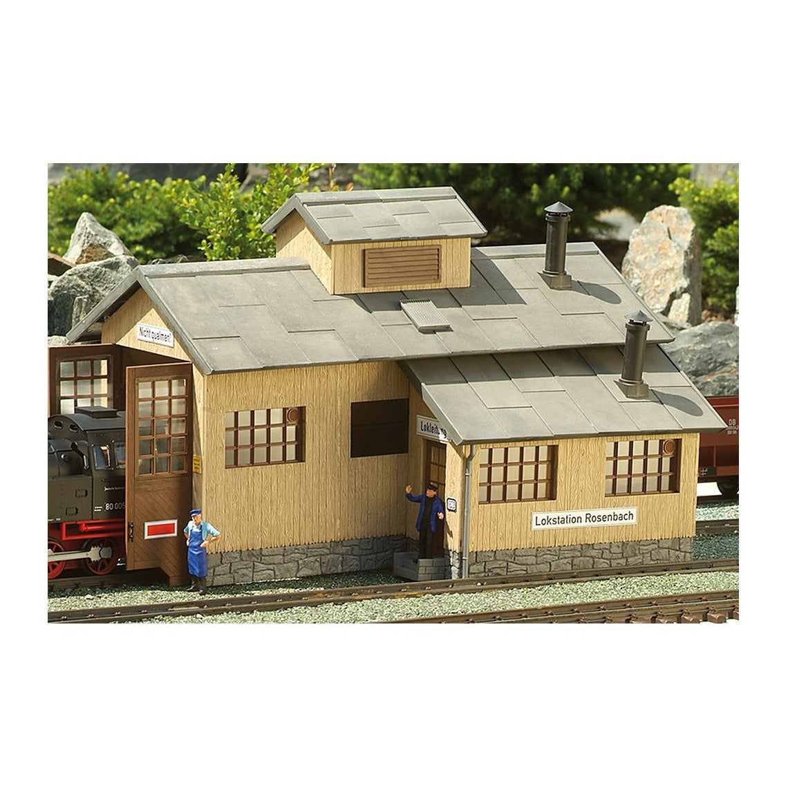 Piko 62042 G Scale Rosenbach Engine Shed, Building Kit