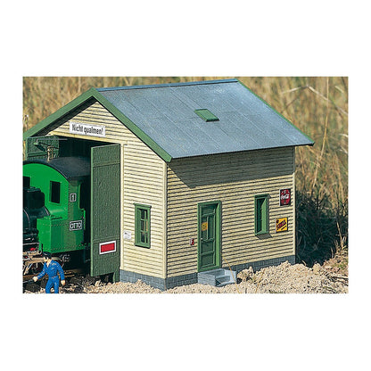 Piko 62044 G Scale Red River Loco Shed, Building Kit