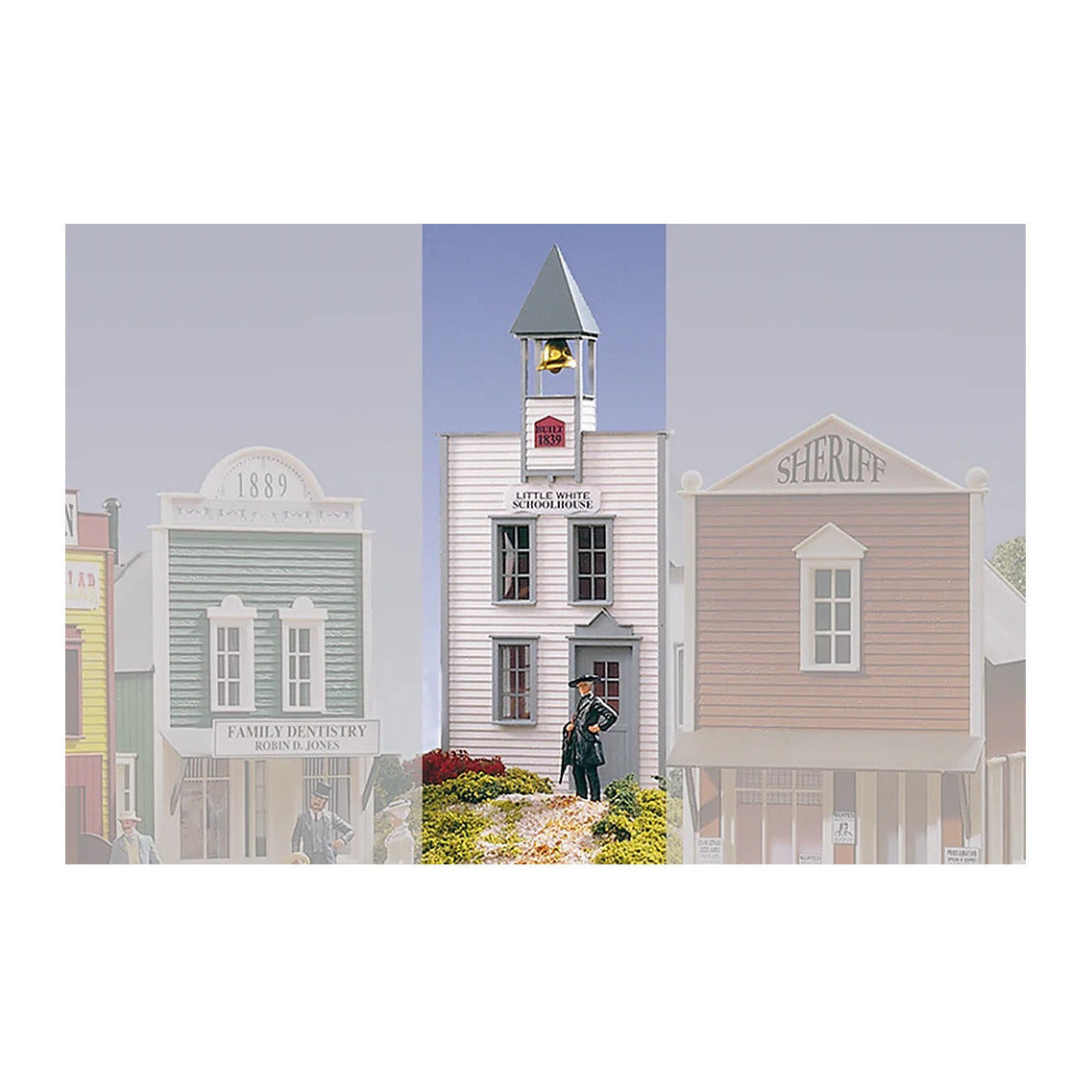 Piko 62215 G Scale White Schoolhouse Building Kit