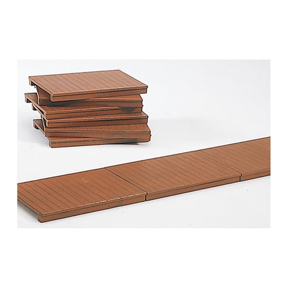 Piko 62281 G Scale Wooden Side Walks, 6 Pieces