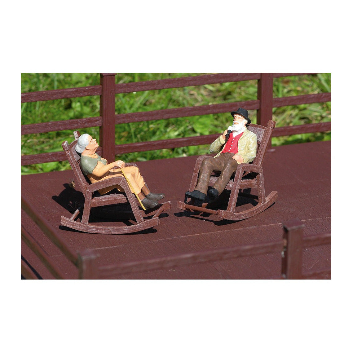 Piko 62295 G Scale Rocking Chairs, Set of 2