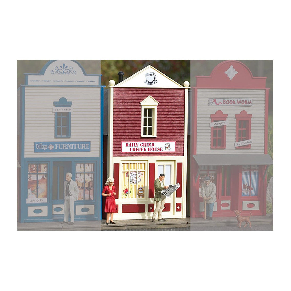 Piko 62723 G Scale Qwik-Kit Daily Grind Coffee Shop
