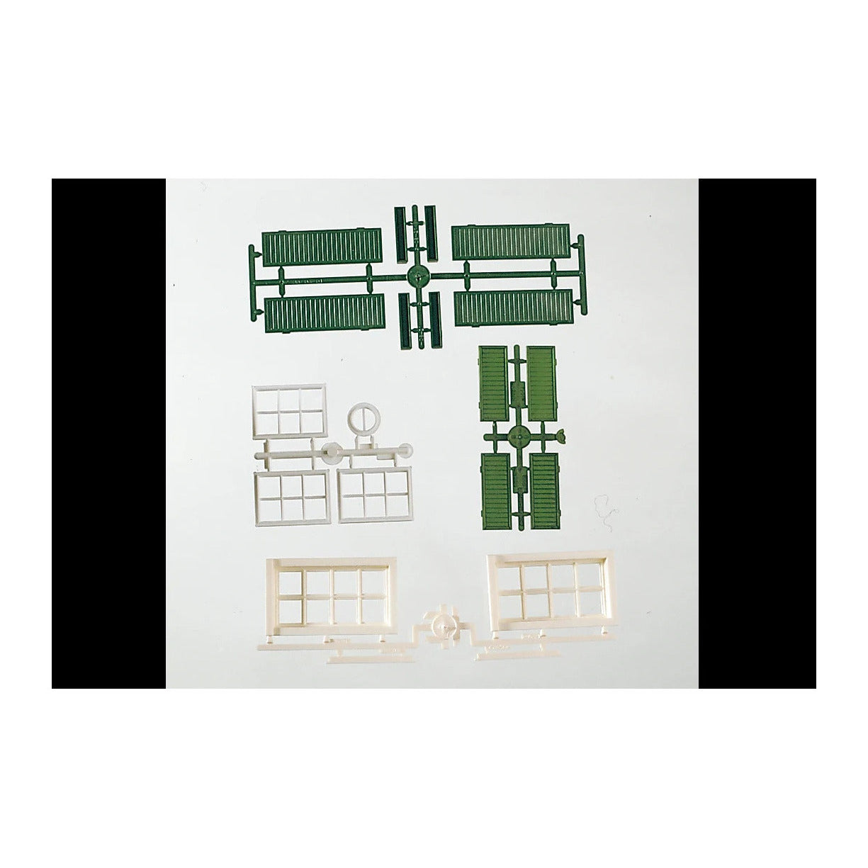 Piko 62805 G Scale Components: Windows and Shutters
