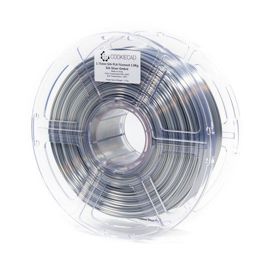 SILK Silver Ombré PLA Filament 1.75mm, 1kg