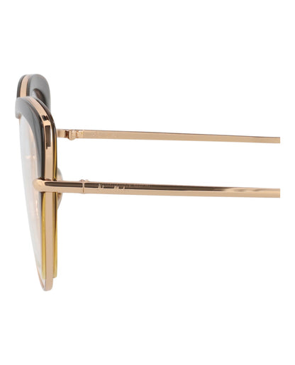 Pomellato Cat Eye-Frame Metal Optical Frames by Carro Luxury Maison