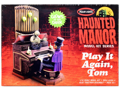 Skill 2 Model Kit Haunted Manor "Play it Again Tom" Diorama Set 1/12 Scale Model by Polar Lights  free shipping USA