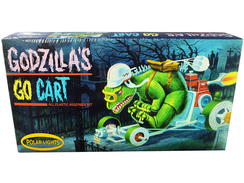 Skill 2 Model Kit Godzilla's Go Cart Model Kit by Polar Lights  free shipping USA
