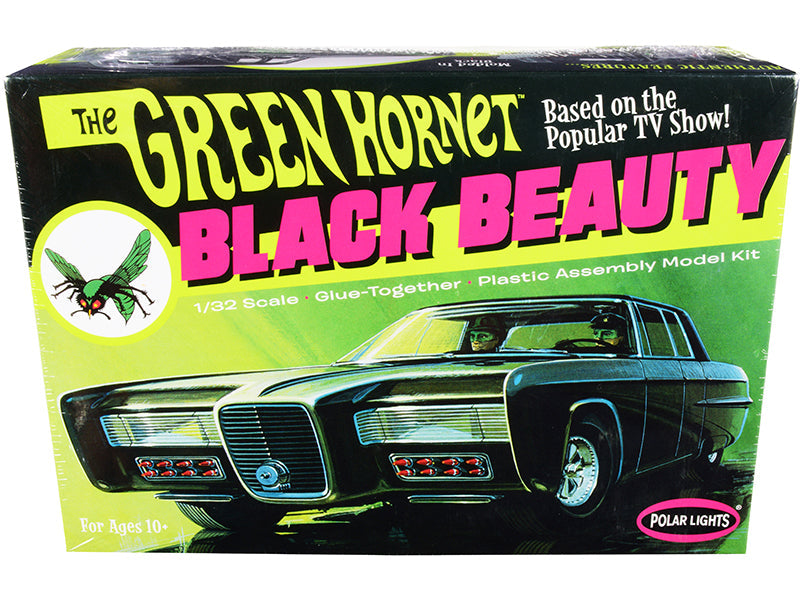 Skill 2 Model Kit Black Beauty "The Green Hornet" (1966-1967) TV Series 1/32 Scale Model by Polar Lights  free shipping USA
