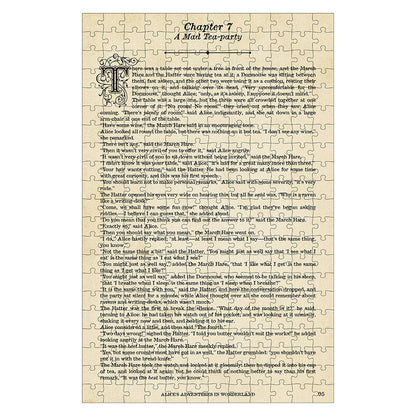 Double-Sided Puzzle: Alice in Wonderland