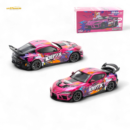 PopRace Toyota Supra A90 Lion Dance 1:64