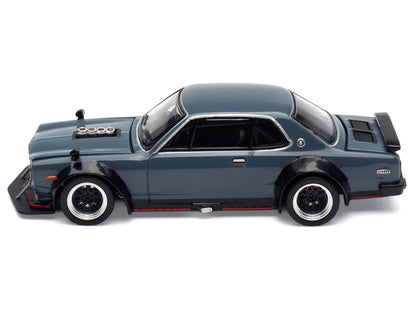 Skyline GT-R V8 Drift "Hakosuka" RHD (Right Hand Drive) Gray "Tokyo Auto Salon Hong Kong 2025" Special Edition 1/64 Diecast Model Car by Pop Race