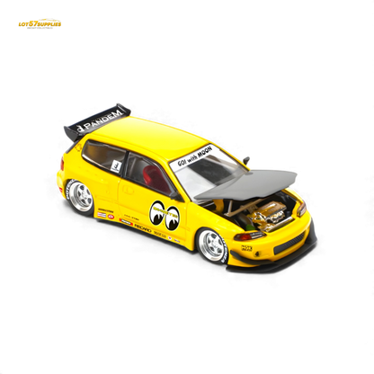 Pop Race Pandem Civic EG6 v1.5 - MOONEYES 1:64 PRE0010