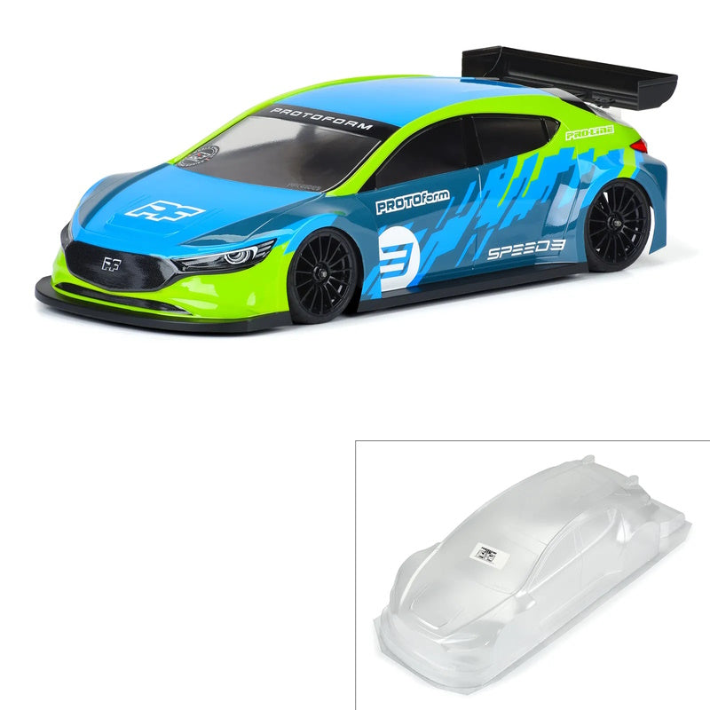 Pro-line Racing PRO158925 1/10 Speed3 Clear Body for 190mm FWD TC