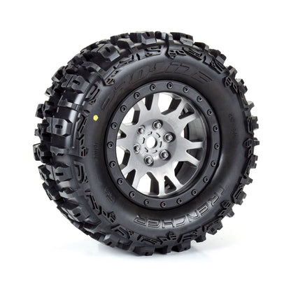 Pro-Line Trencher Pro-Loc Mounted Tires / Wheels Gray (4) Traxxas X-Maxx