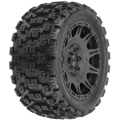 Pro-Line  Badlands MX57 5.7" Tires Mounted 24mm Hex (2) X-Maxx kraton 8s
