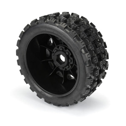 Pro-Line  Badlands MX57 5.7" Tires Mounted 24mm Hex (2) X-Maxx kraton 8s