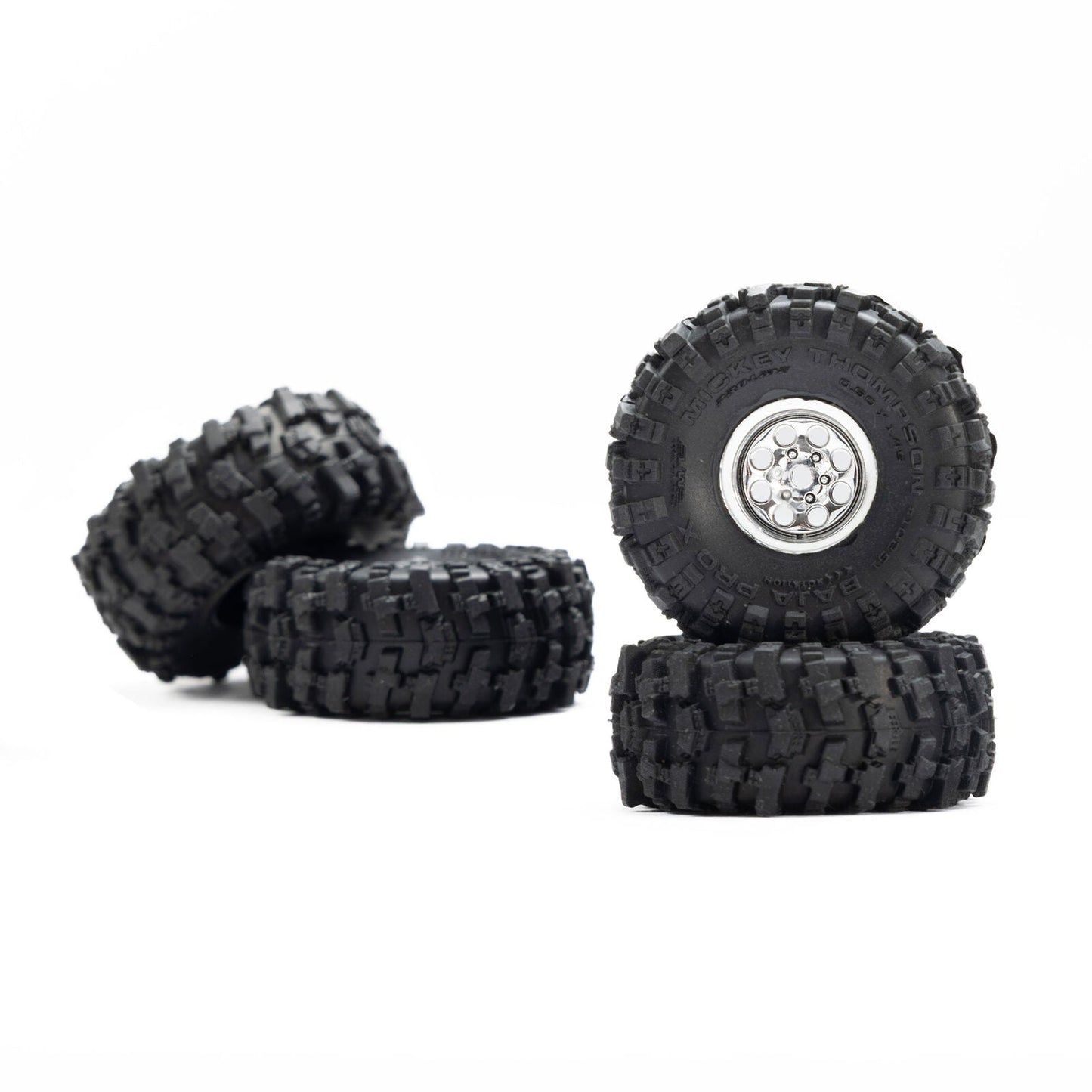 Pro-Line 1/30 Baja Pro X Mounted Chrome Beast Tires (4)Axial SCX30