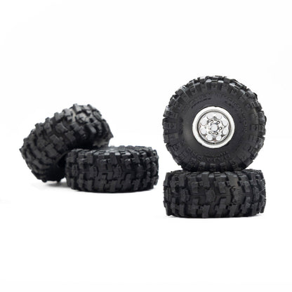 Pro-Line 1/30 Baja Pro X Mounted Chrome Beast Tires (4)Axial SCX30