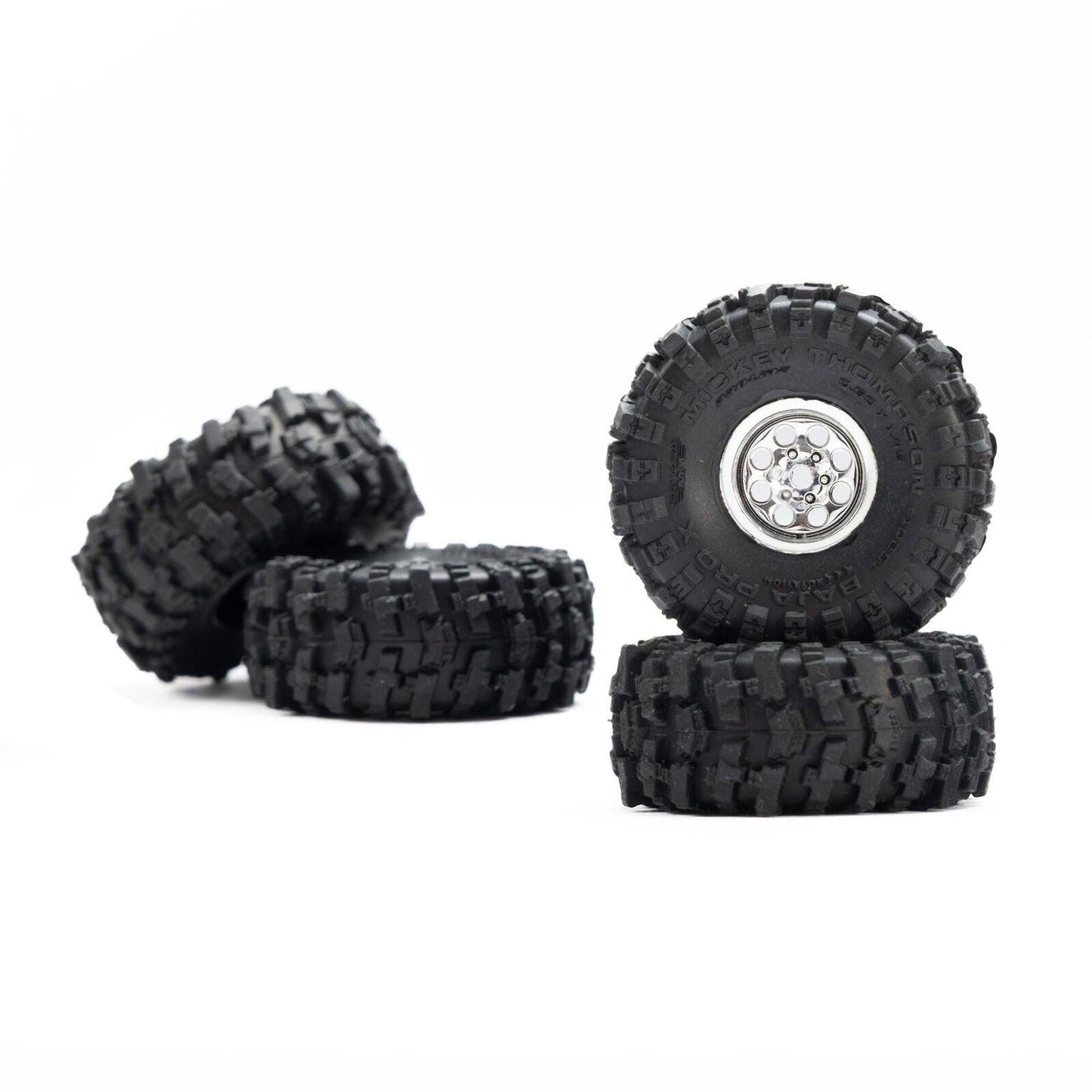 Pro-Line 1/30 Baja Pro X Mounted Chrome Beast Tires (4)Axial SCX30