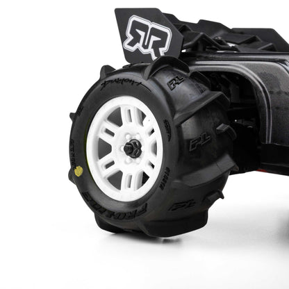 Pro-Line 1/16 Dumont Paddle Tires White 12mm ARRMA Mini Kraton