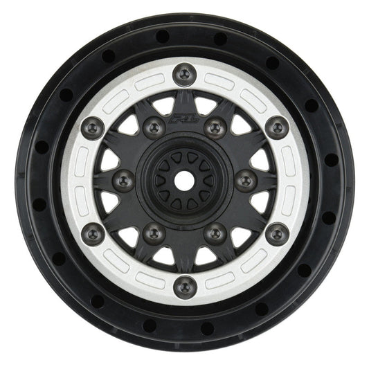 Pro-Line PRO281103 1/10 Raid Bead-Loc F/R 2.2/3.0 SC 2 Silvr/Blk
