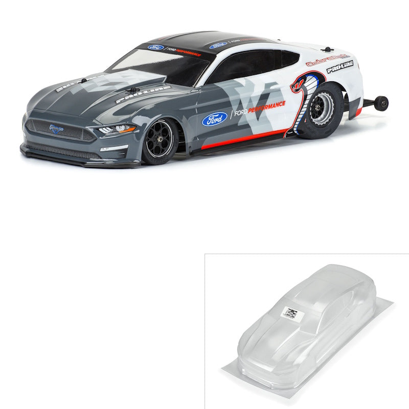 Pro-Line PRO360500 1/16 2021 Ford Mustang Cobra Jet Clear Body Losi Mini Drag