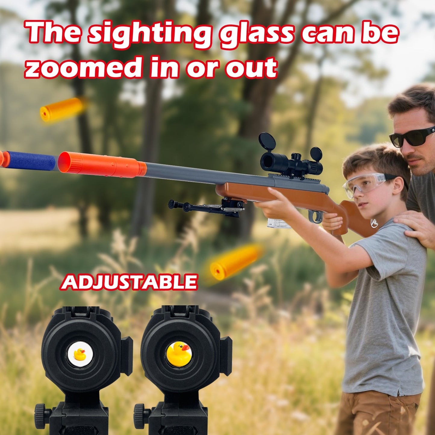M24 Tactical Sniper Rifle Toy – Realistic Foam Dart Blaster for Backyard Combat Play