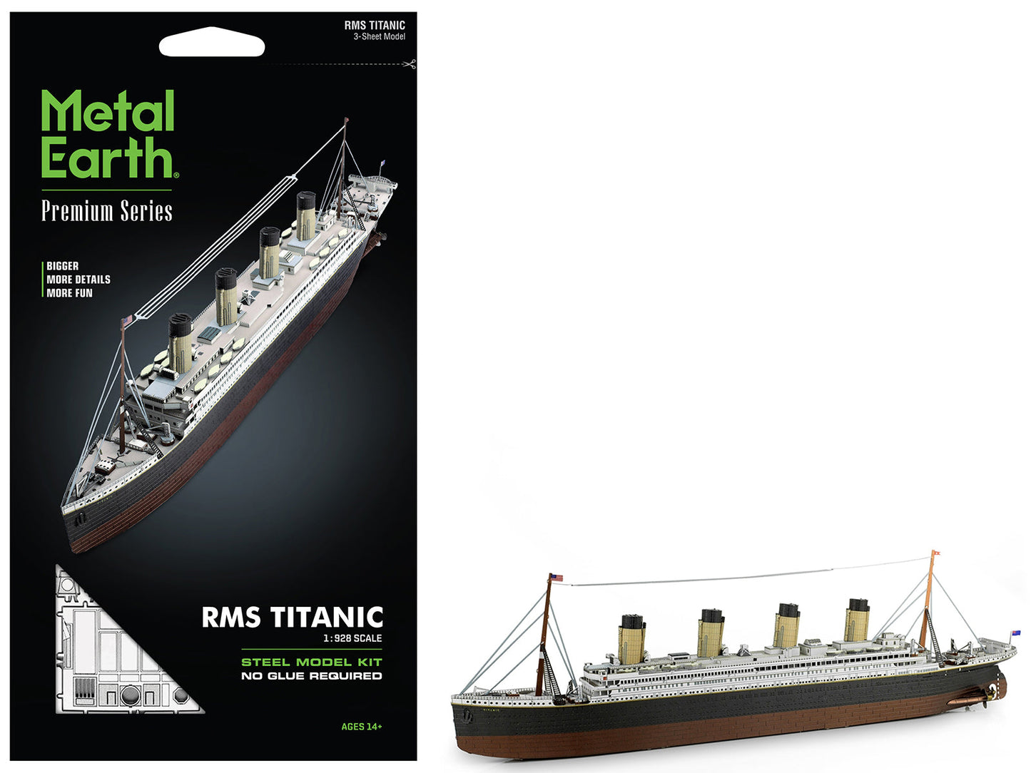 Model Kit RMS Titanic Ship (Moderate Difficulty) Steel Model by Metal Earth - Use code SHOPAPP15 to get 15 percent off  free shipping USA